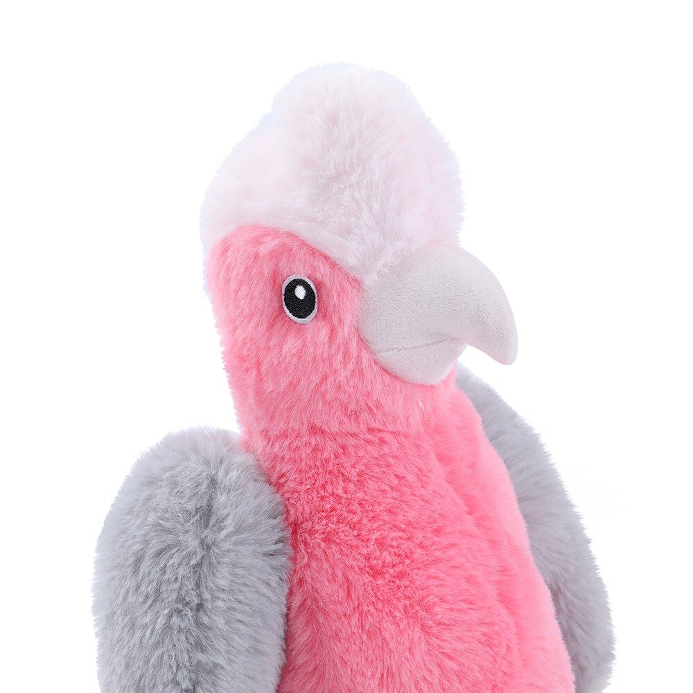 Paws and Claws 28.5x23.5x10cm Outback Buddies Galah Sqeauky Plush Dog Toy — image 5