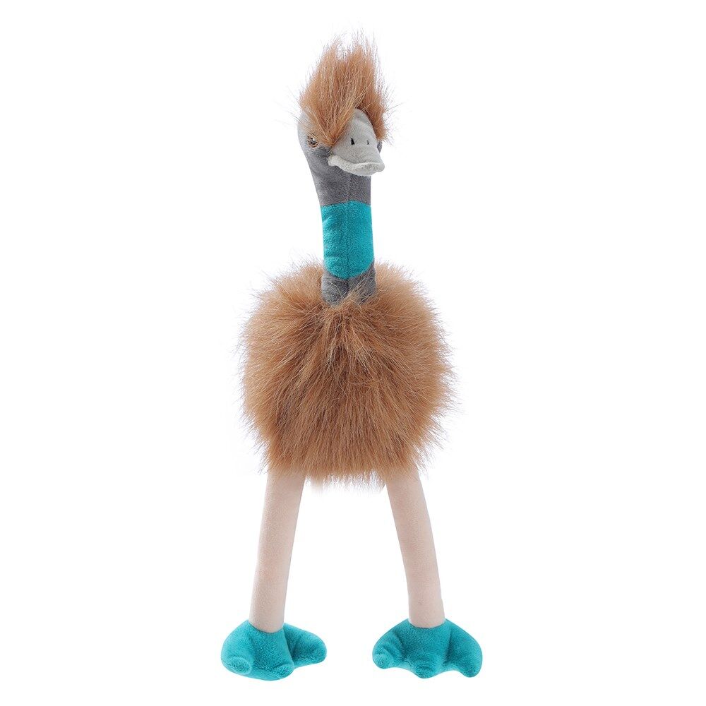 Paws and Claws 30x12x12cm Outback Buddies Emu Sqeauky Plush Dog Toy — image 2