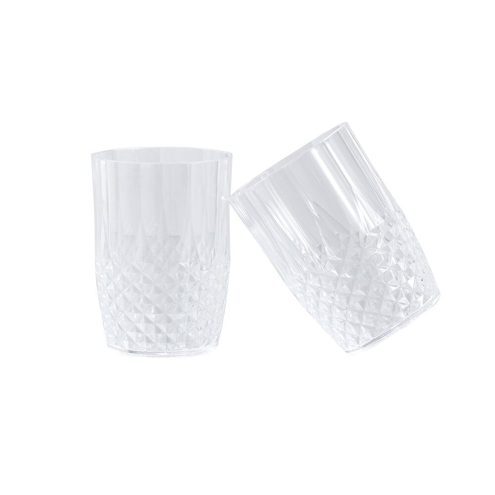 Lemon and Lime Lemon & Lime Crystal Deco Plastic Reusable Indoor/Outdoor Tumbler 400ml (4 Pieces) — image 5