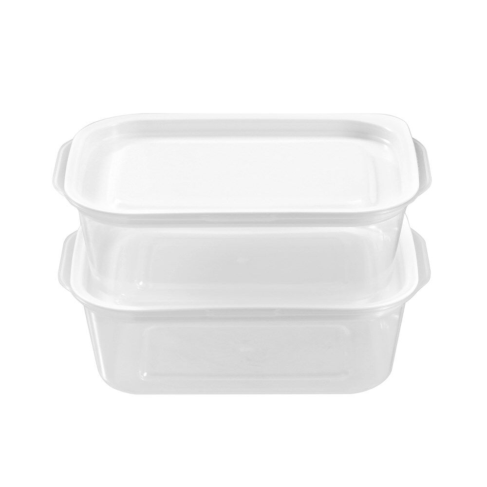 Lemon and Lime Lemon & Lime Reusable Lunch/Snack Container Portable Rectangular 850ml (2 Pieces) — image 3