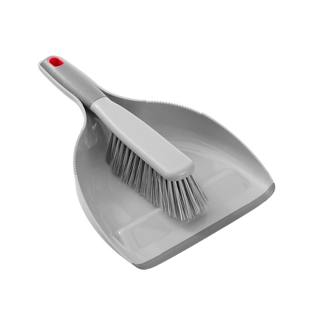 Boxsweden Non-Slip Prime Dustpan and Brush Soft Grip Handle with Rubber Lip — image 4