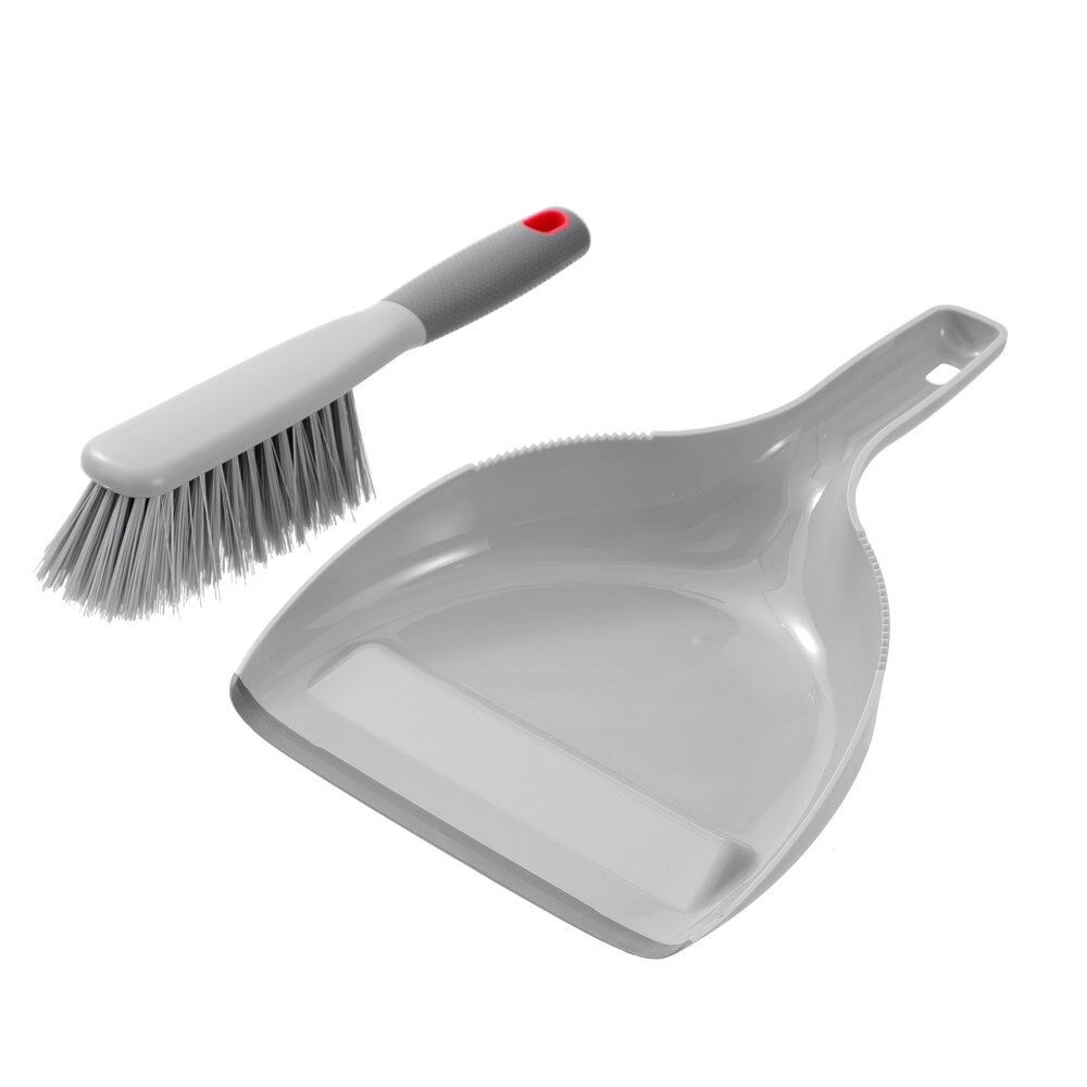 Boxsweden Non-Slip Prime Dustpan and Brush Soft Grip Handle with Rubber Lip — image 2