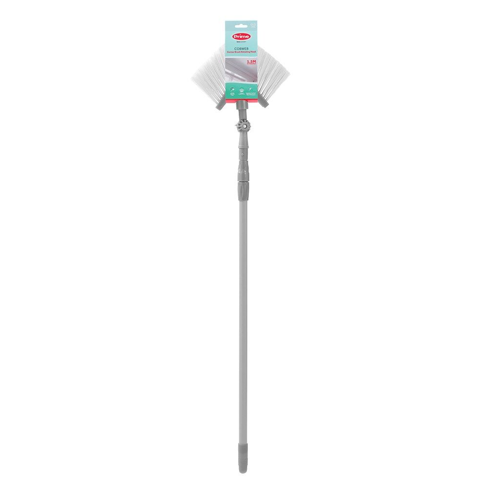 Boxsweden Assorted Prime V-Shaped Corner Cobweb Brush with Rotating Head