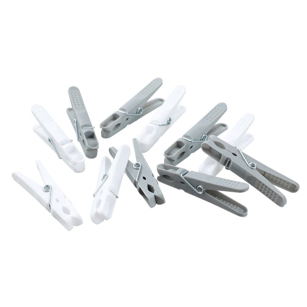Boxsweden Hangit Essential Durable Pegs Value Pack Grey/White (80 Pieces) — image 3