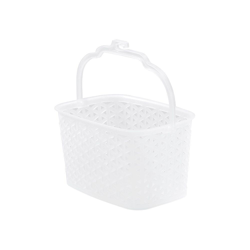 Boxsweden 22cm White Sylish Wicker Frost Durable Laundary Peg Basket — image 3