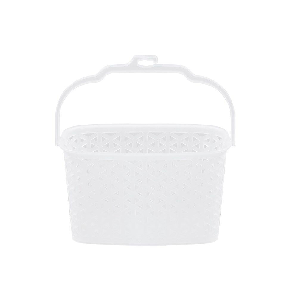 Boxsweden 22cm White Sylish Wicker Frost Durable Laundary Peg Basket — image 4