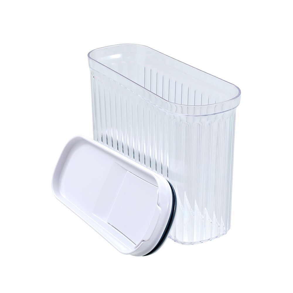 Lemon and Lime 2.7L/22x8x26cm Crystal Ribbed Food Dispensing Container Assorted — image 4