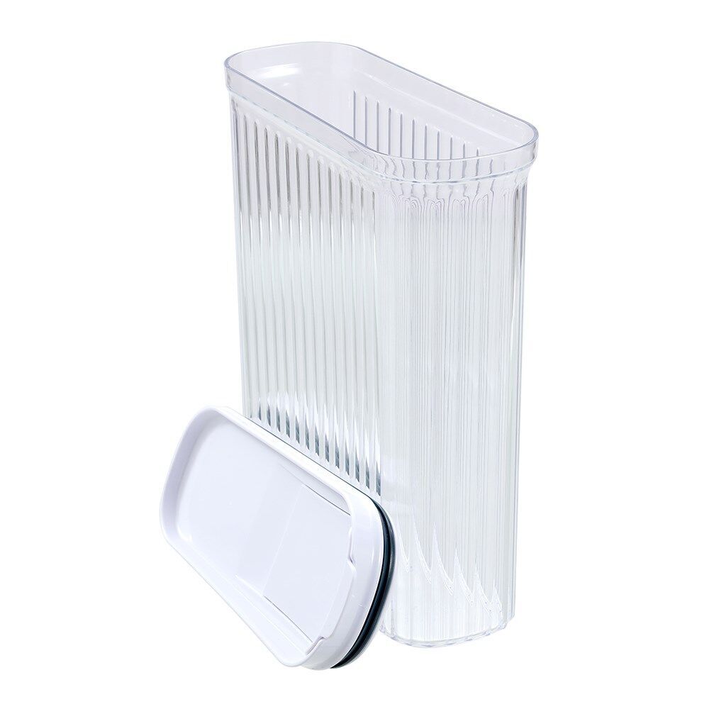 Lemon and Lime Crystal Ribbed Food Dispenser Container 4.4L/22x8x31cm Assrtd (3 Pack) — image 5