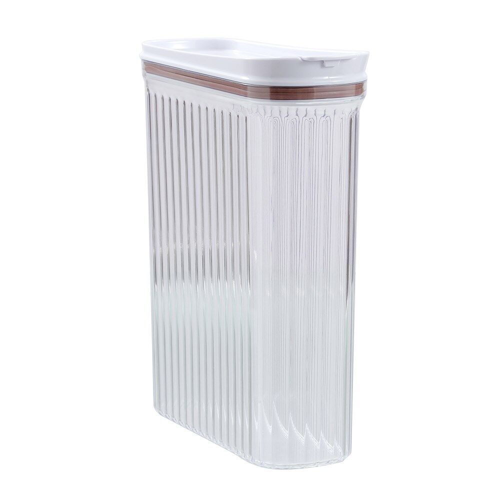 Lemon and Lime Crystal Ribbed Food Dispenser Container 4.4L/22x8x31cm Assrtd (3 Pack) — image 8