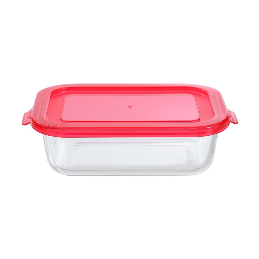 Lemon and Lime Yorkshire Rectangle Glass Quick Seal Container 650ml Food Safe — image 3