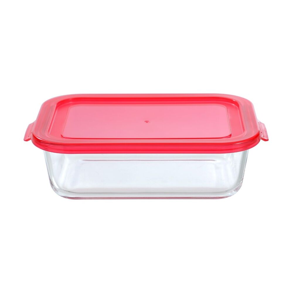 Lemon and Lime Yorkshire Rectangle Glass Quick Seal Container 1L Food Safe — image 3