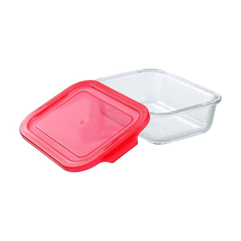 Lemon and Lime Yorkshire Rectangle Glass Quick Seal Container 1L Food Safe — image 2
