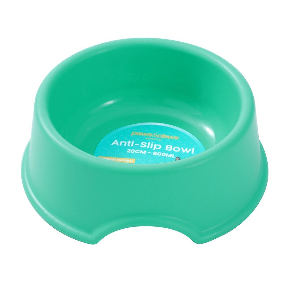 Paws and Claws 800mL/20cm Pet Essentials Anti Slip Bowl Assorted — image 4