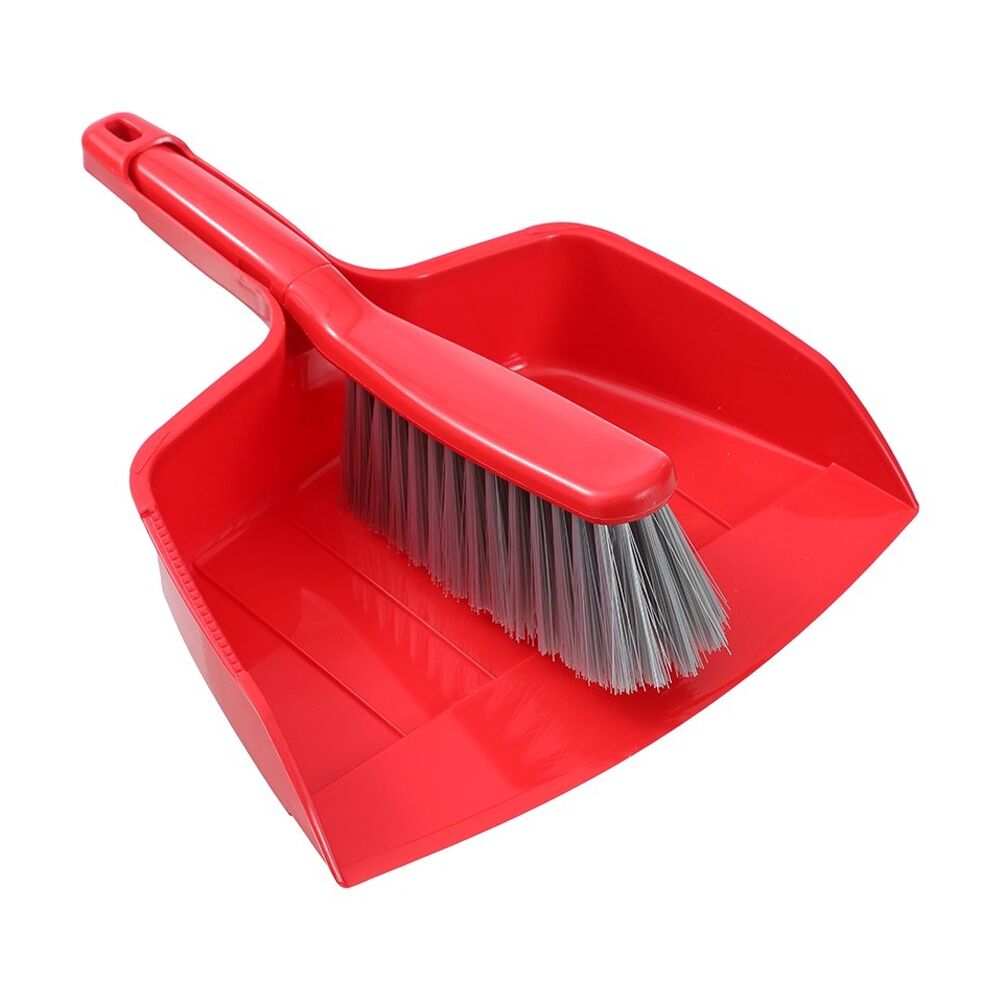Boxsweden Prime Dustpan & Brush Comfort Grip Handle for Cleaning Assorted (6 Pack) — image 4