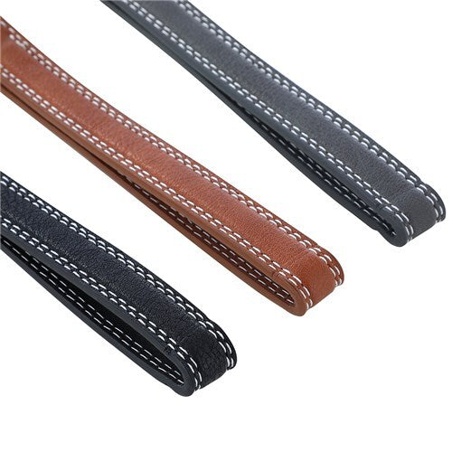 Paws and Claws Pet Dog 35-50cm Leather Look Padded Collar w/ Stitch Medium Asst (3 Pack) — image 6
