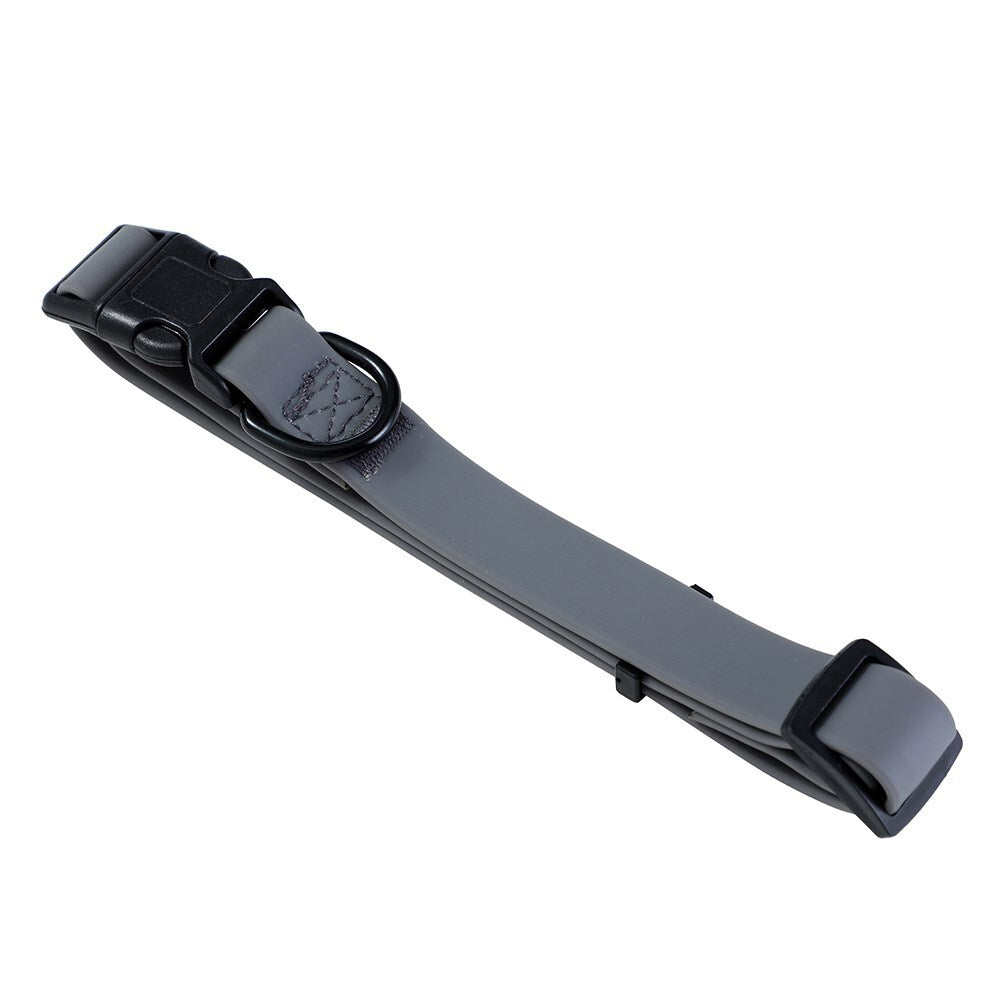 Paws and Claws Paws & Claws Adjustable TPU Waterproof Dog/Pet Neck Collar 35-50x2cm M Grey — image 3