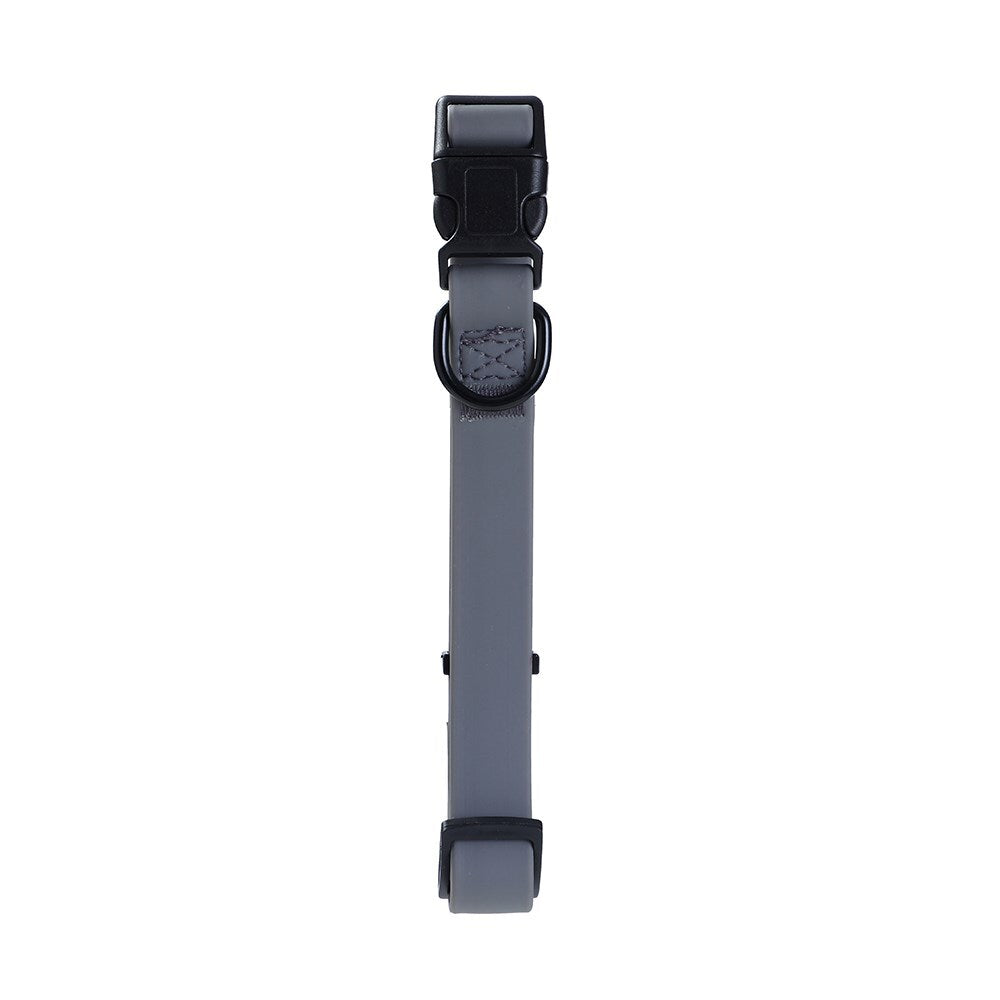 Paws and Claws Paws & Claws Adjustable TPU Waterproof Dog/Pet Neck Collar 35-50x2cm M Grey — image 2