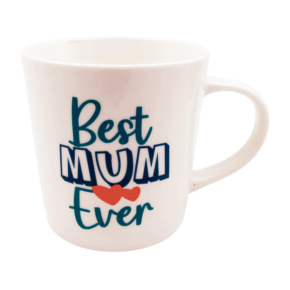 Urban Best Ever Mum 470ml Ceramic Mug Hot Coffee/Tea Drinkware w/ Handle White