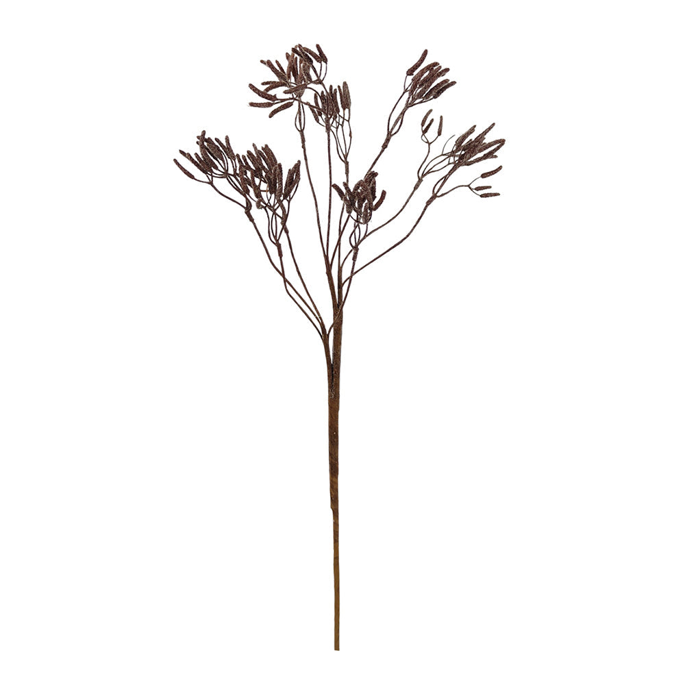 Urban Dried Look Flower 70cm Artificial Kangaroo Paw Stem Plastic Decor Pink