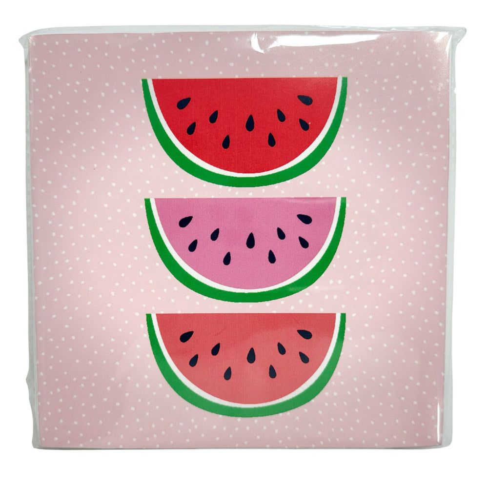 Urban Watermelon Napkins Red Pink 33x33cm Kitchen Decor Tableware (20 Pieces)
