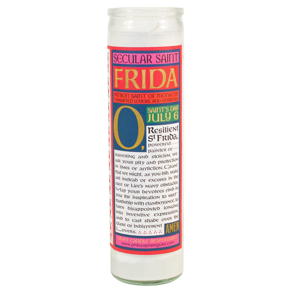 Unemployed Philosophers Guild 20cm Kahlo Secular Saint Candle Home Decor Display — image 2