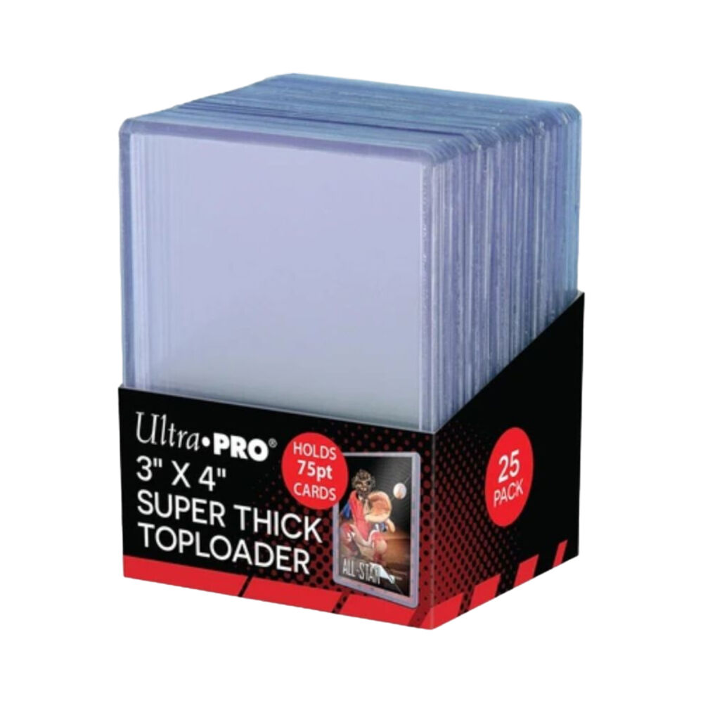 Ultra Pro Top Loader 75pt Tcg/ccg Trading Card Protector Sleeve Case Set (25 Pieces)