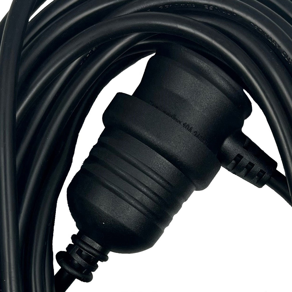Ultracharge 10m Cord Extension Power 10A Lead AU/NZ Cable w/ Piggy Back Plug BLK — image 2