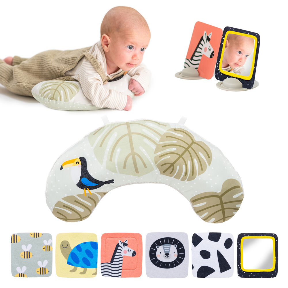 Taf Toys Tummy Time Set Sensory Mat and Pillow Combo Babies/Toddlers 0m+