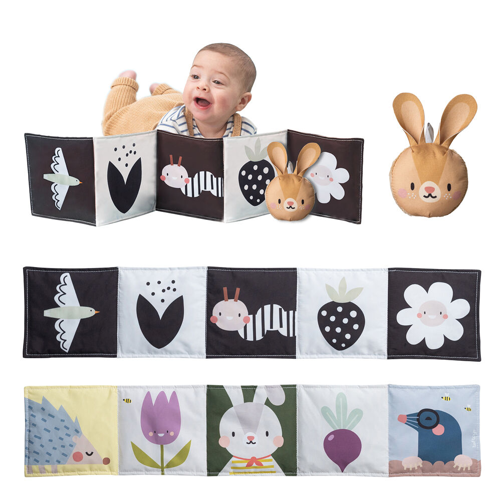 Taf Toys Bunny Pram Book & Toy Set On-the-Go Baby Fun Babies/Toddlers 0m+