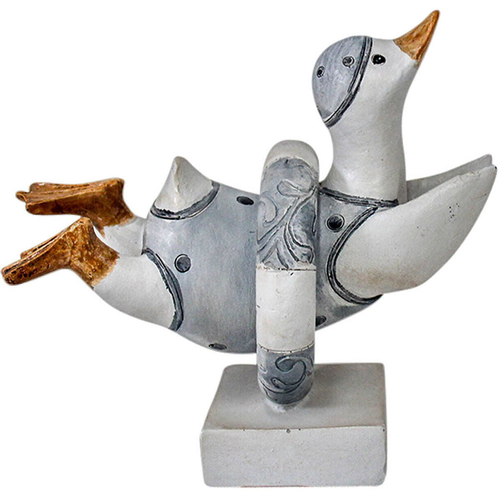 LVD Swimming Duck Resin Figurine Home/Lounge Ornament Sculpture Decor 13.5cm