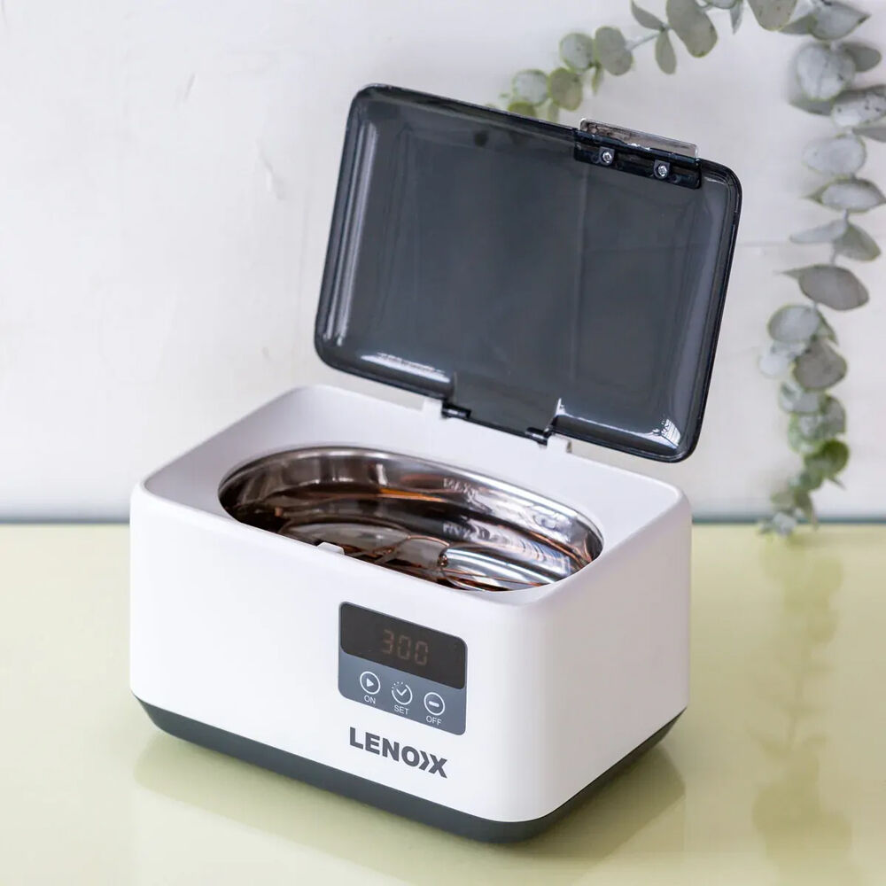 Lenoxx 50W 4800Hz Ultrasonic Watch/Jewellery Cleaner w/600ml Tank & LED Display — image 5