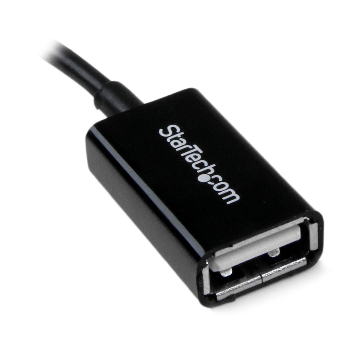 Star Tech 5in Micro USB to USB OTG Host Adapter Tablet Computer/Smartphone Black — image 2