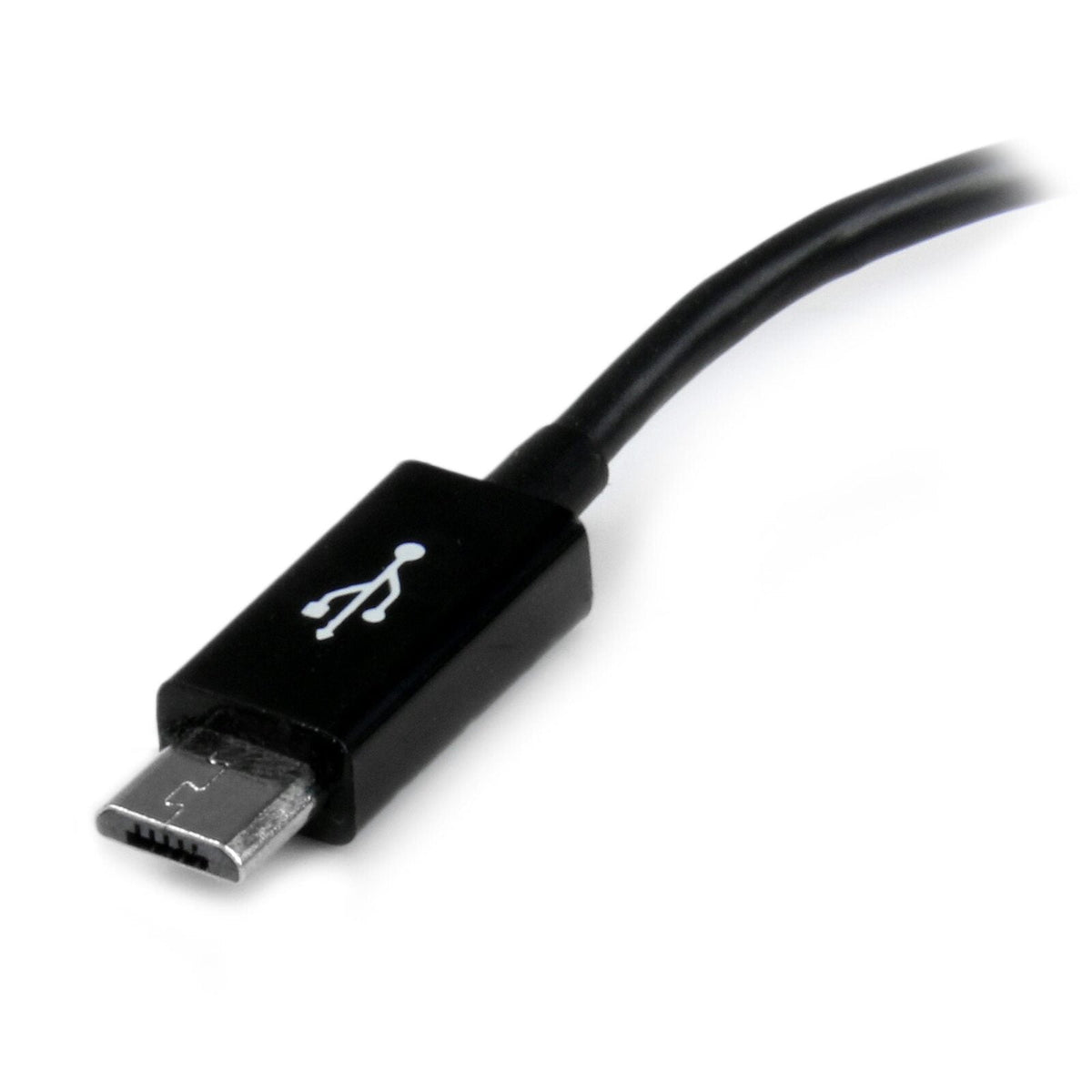 Star Tech 5in Micro USB to USB OTG Host Adapter Tablet Computer/Smartphone Black — image 3