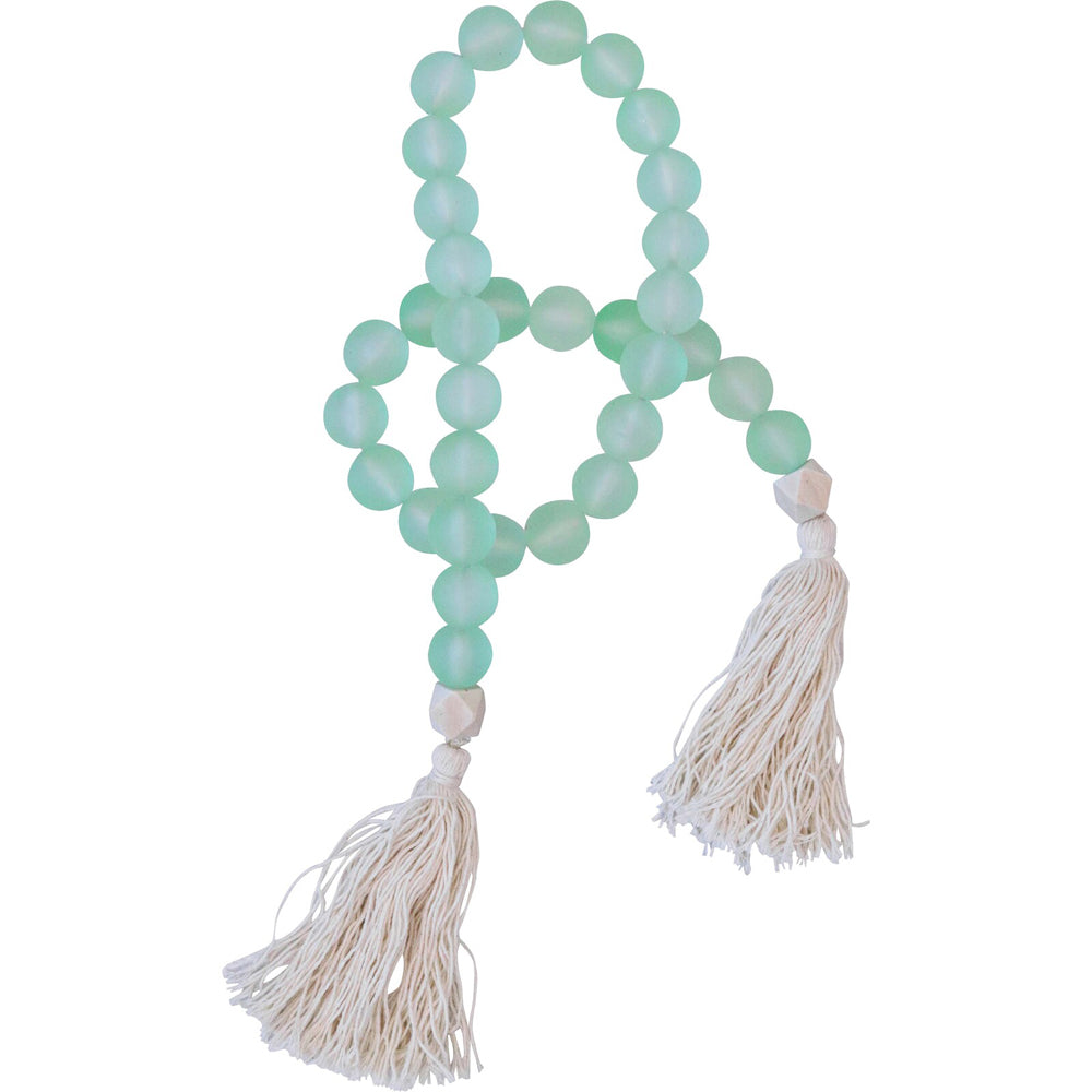 LVD Resin Bead Tassel Hanging Ornament Home/Lounge/Office Decor 95cm Sea