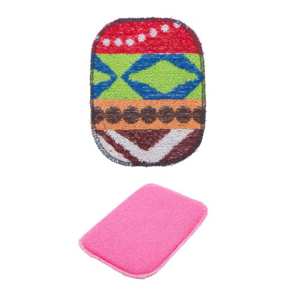 Euroscrubby Multipurpose Kitchen/Home/Bathroom Scrubber Cleaner Set Assorted (2 Pieces)