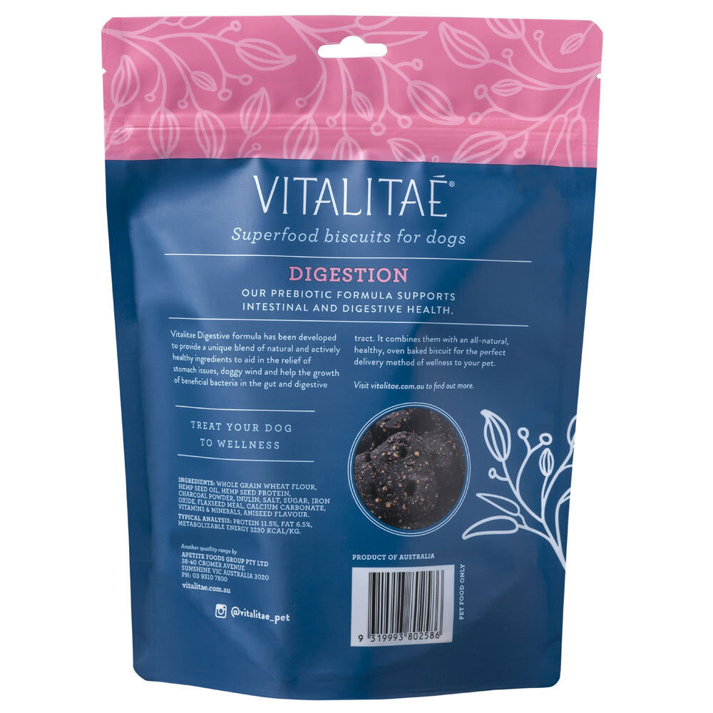 Vitalitae Dog 350g Biscuits Digestion w/Hemp Oil/Protein Pet Healthy Food Treats — image 2