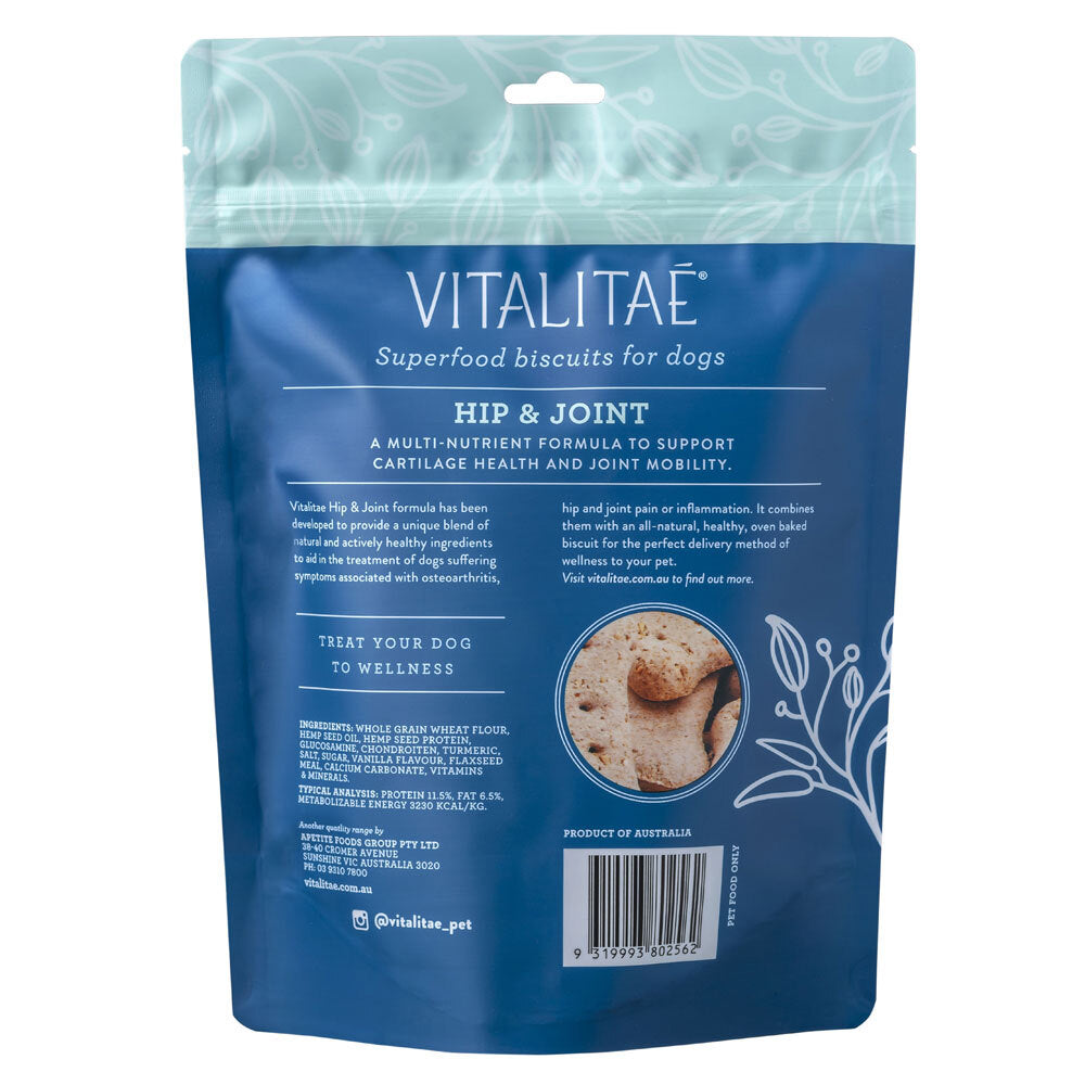 Vitalitae Dog 350g Biscuits Hip/Joint w/Hemp Oil/Protein Pet Healthy Food Treats — image 2
