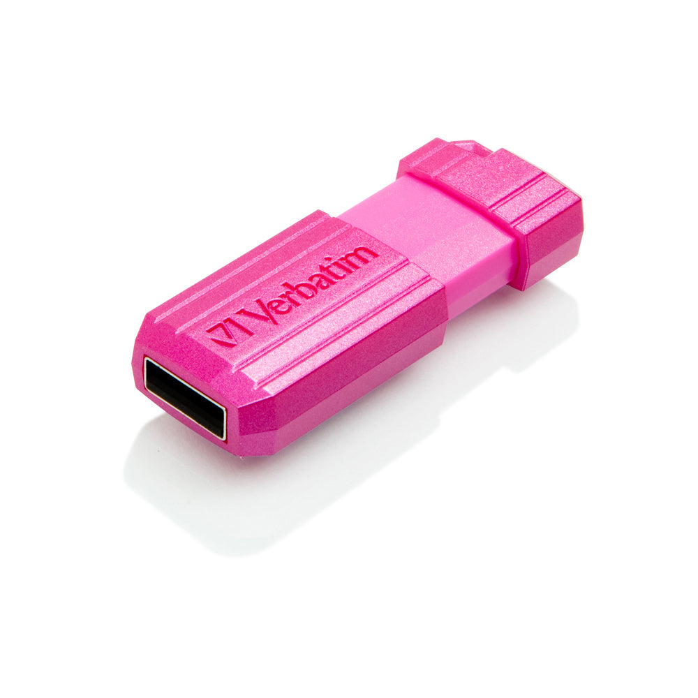 Verbatim Store'n'Go Pinstripe 16GB USB Storage Stick Drive For Laptop/PC Pink