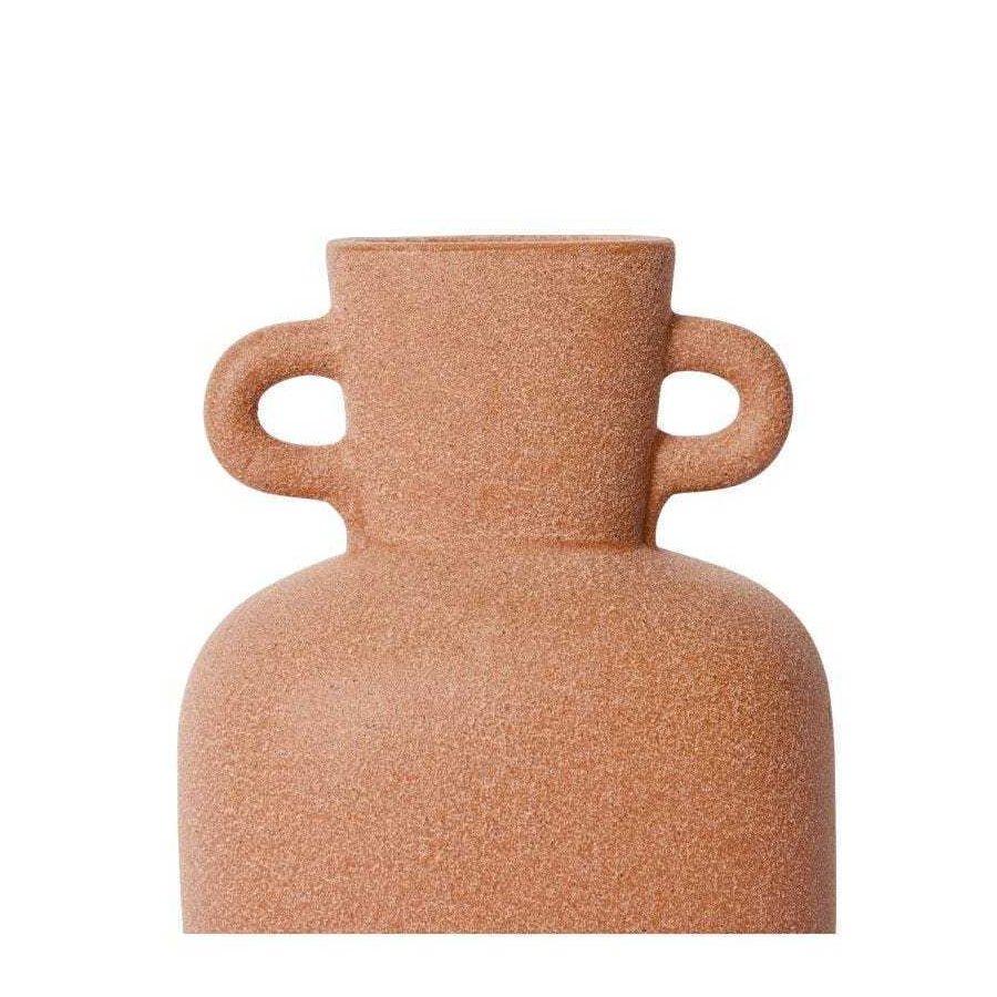 E Style Mies 23cm Ceramic Plant/Flower Vase Tabletop Home Decor Terracotta — image 2