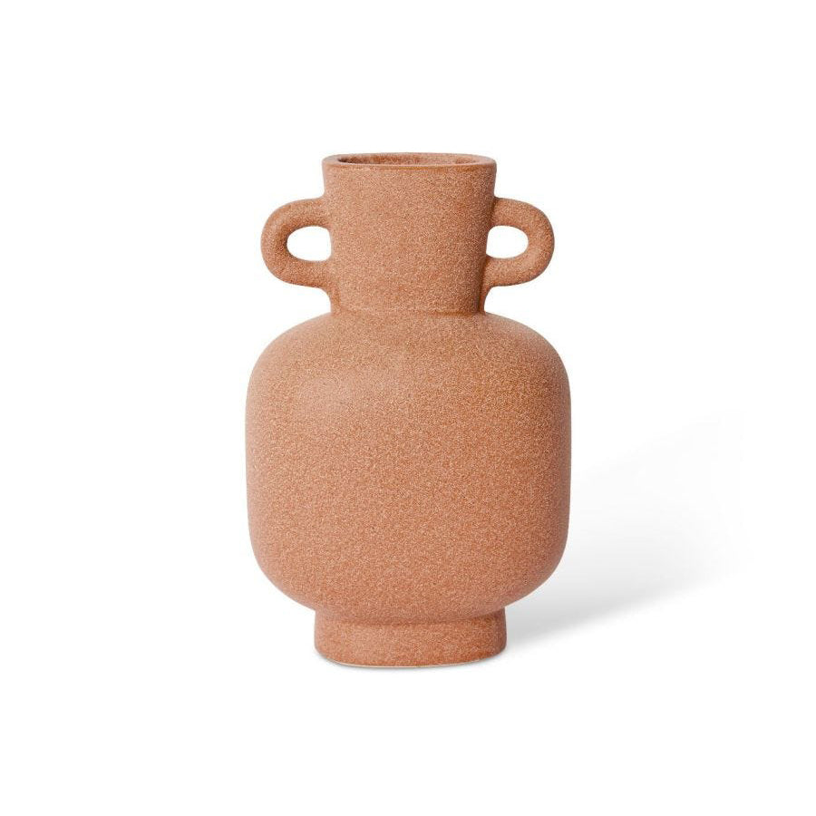 E Style Mies 23cm Ceramic Plant/Flower Vase Tabletop Decor Terracotta (2 Pack) — image 2
