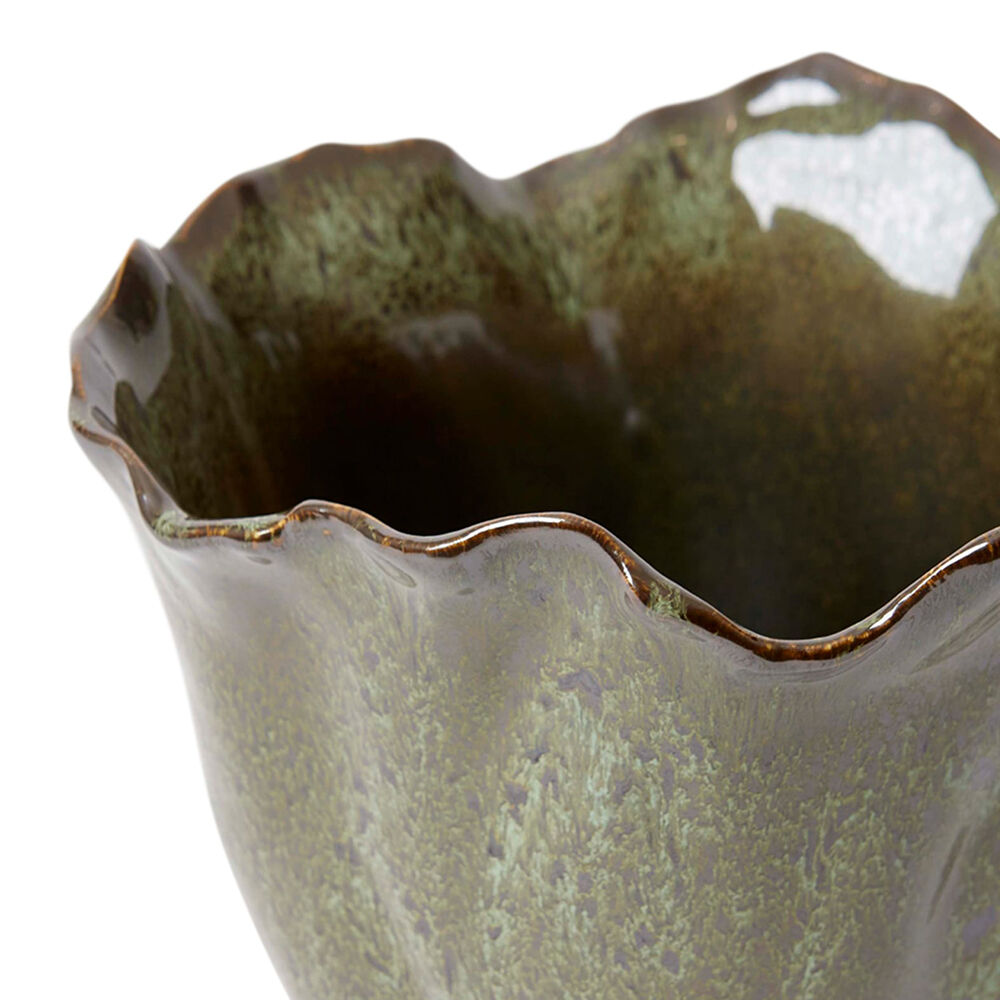 E Style Ceramic Julia Vase Plant Vase Home Tabletop Decor 25x21cm Green — image 2