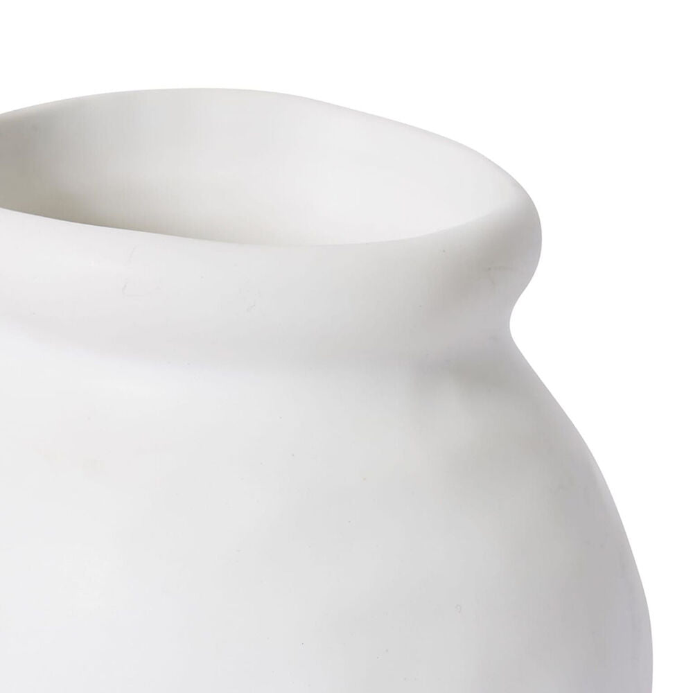 E Style Ceramic Nakano Round Vase/Vessel Home Decor Dispaly 10x10cm White — image 2
