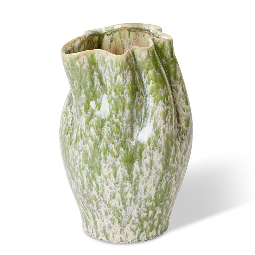 E Style Ceramic Sueko Vase Home Decor Indoor Display 22x21cm Soft Green