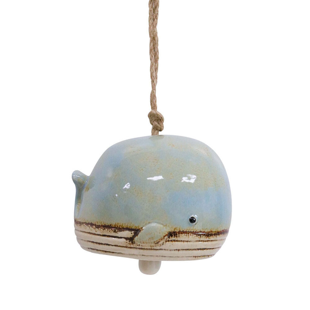 LVD Chime Whale Figurine Animal Hanging Home/Room Garden Decor 14.5x12cm Blue