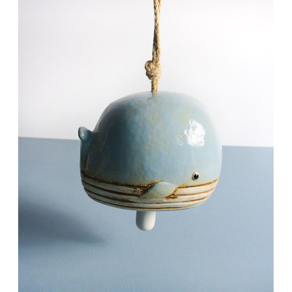 LVD Chime Whale Figurine Animal Hanging Home/Room Garden Decor 14.5x12cm Blue — image 2