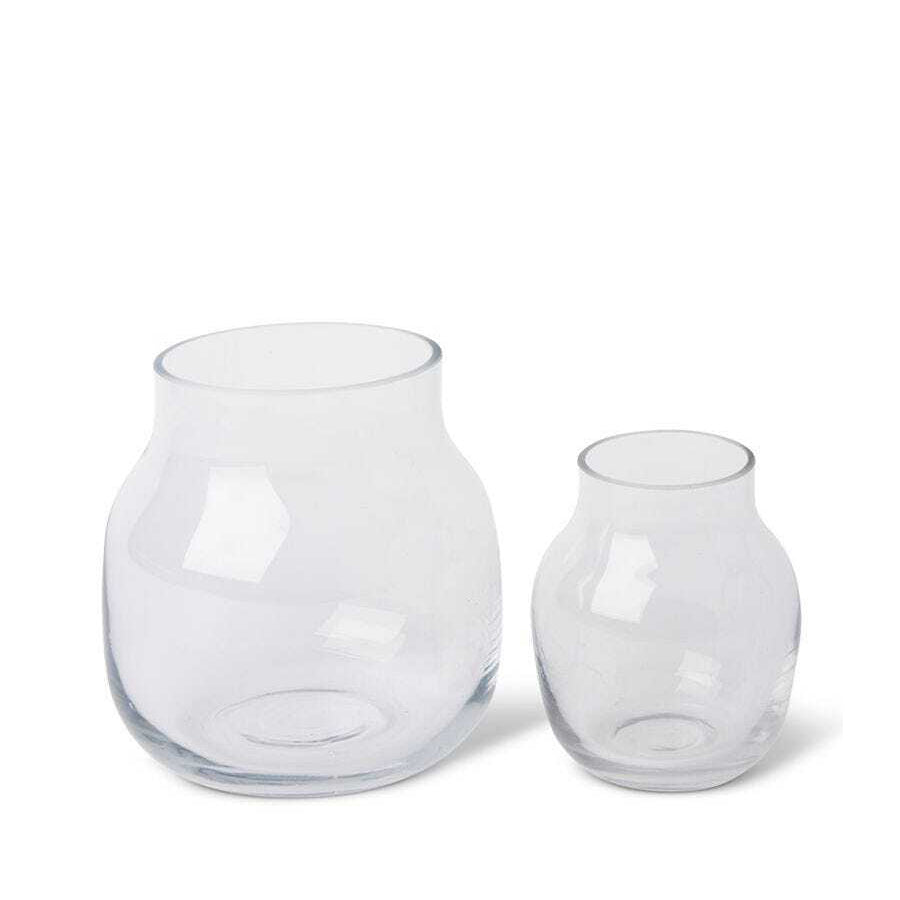 E Style 17cm Glass Gabbie Plant/Flower Vase Display Tabletop Decor Clear — image 2