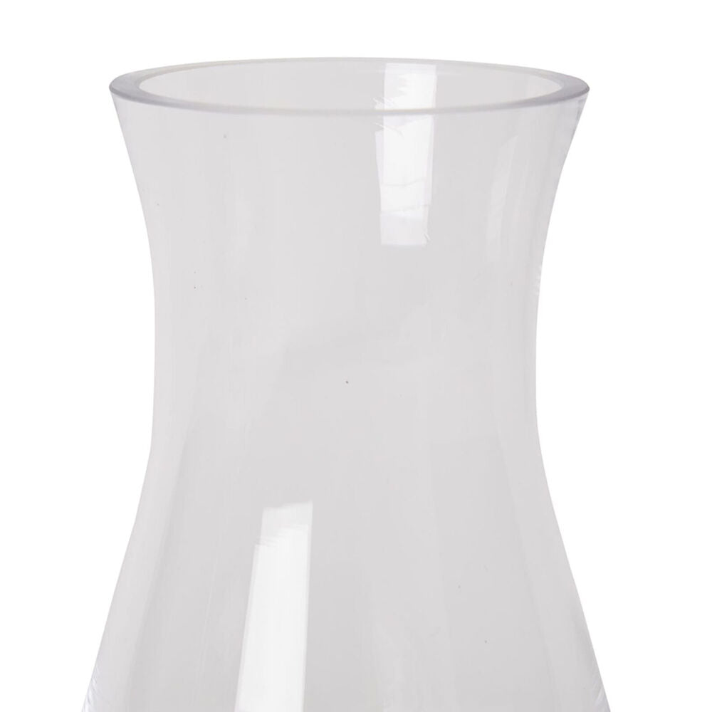 E Style Betsy Glass Flower Vase Centerpiece Indoor Home Decor 20cm Clear — image 2