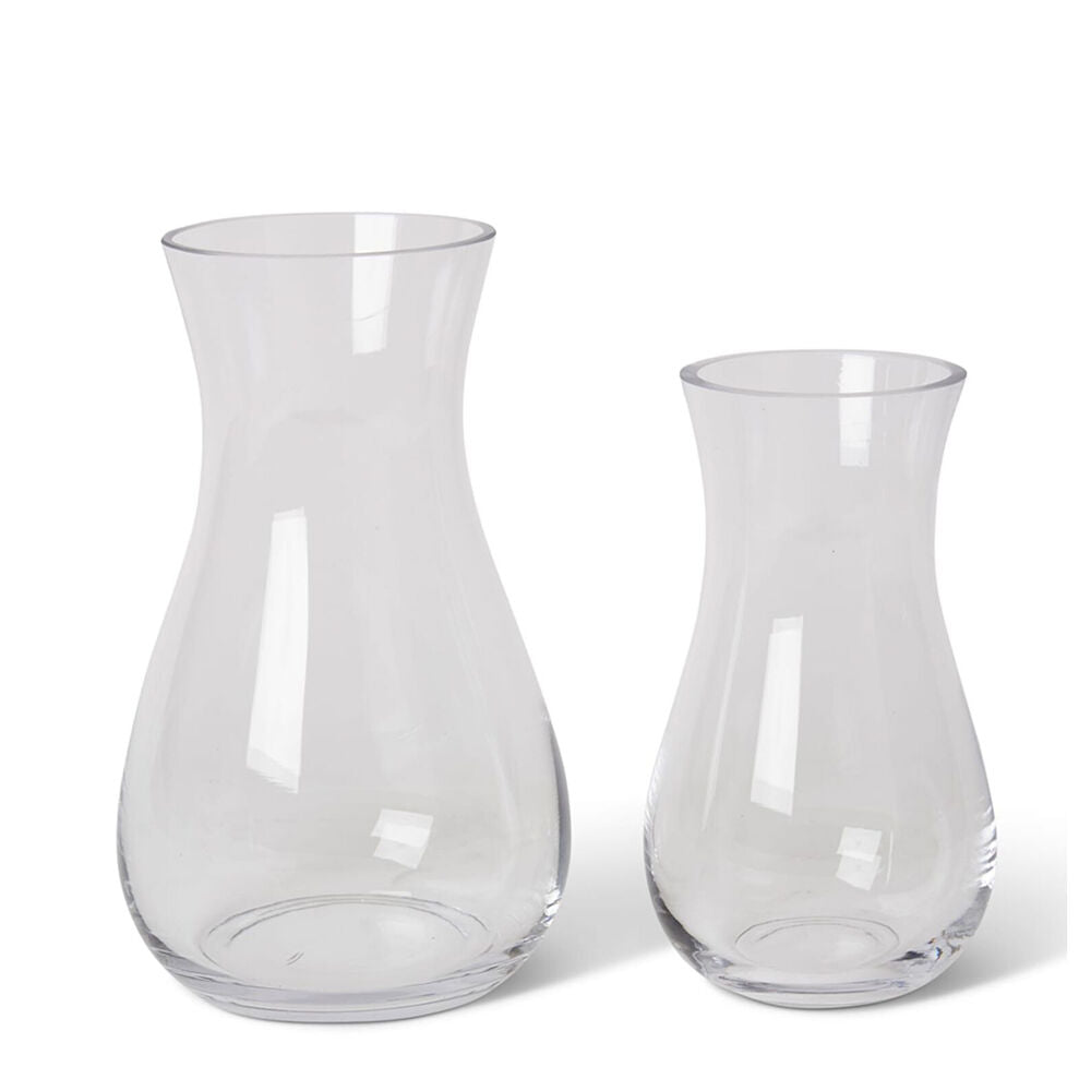 E Style Betsy Glass Flower Vase Centerpiece Indoor Home Decor 20cm Clear — image 3
