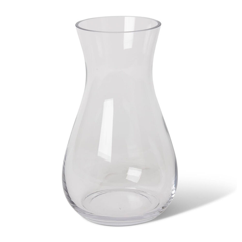 E Style Betsy Glass Flower Vase Centerpiece Indoor Home Decor 25cm Clear (2 Pack) — image 2