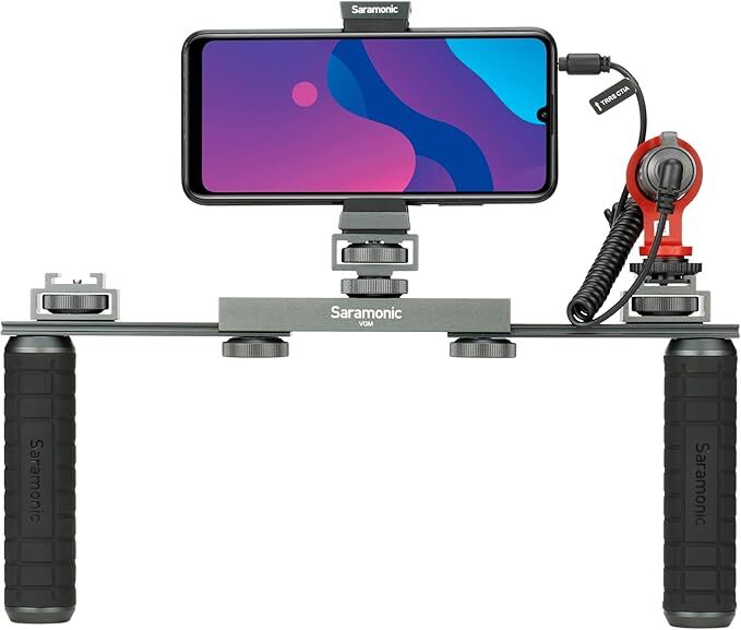 Saramonic VGM Video Kit with Mic & Stabiliser for iPhone, Android & Cameras Black — image 4
